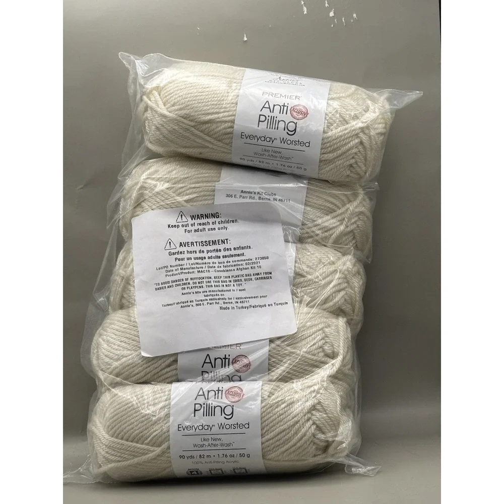 Annie's Club Moroccan Tile Casablanca Crochet Afghan Kit 10 MAC10